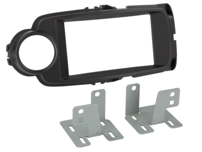 2-DIN Paneel Toyota Yaris 2014- 2019 - Zwart