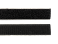 Klittenband Breedte 20 mm Lengte 1 meter Zwart (1 stuks)