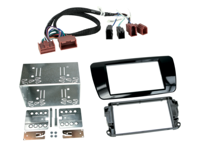 2-DIN Paneel Seat Ibiza 2014-2017 - Piano Zwart