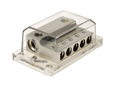 Power distribution block (silver) 2x35-50 mm² / 5x20 mm²