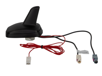 Shark dakantenne AM/FM & DAB+ (mat zwart) 2x fakra male