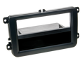 2-DIN Radio Paneel met aflegvak Seat/Skoda/VW zwart