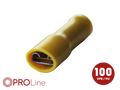 Kabelschoen 6.3x0.8 geel (100stuks) ACV PROLine