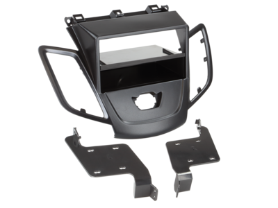 2-DIN Paneel Ford Fiesta | 2008-2017 | - Zwart