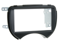 2-DIN Paneel Nissan Micra (K13) 2011-2013 - Zwart