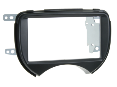 2-DIN Paneel Nissan Micra (K13) 2011-2013 - Zwart