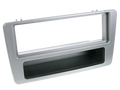 1-DIN Paneel met aflegbakje. Honda Civic 2001-2003 - Zilver