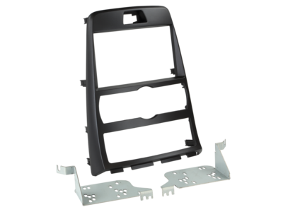 2-DIN Paneel Hyundai Genesis (BK) 2010-2013 - Zwart
