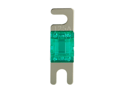Mini ANL zekering 125 Ampere 4 stuks Zilver