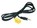 Stereo jack 3.5mm Stereo naar Mini-ISO (Geel ) 1.25meter
