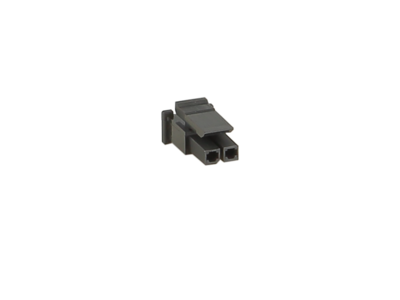 Molex Micro Fit connector behuizing 2 pin > vergrendelingsnokzijde