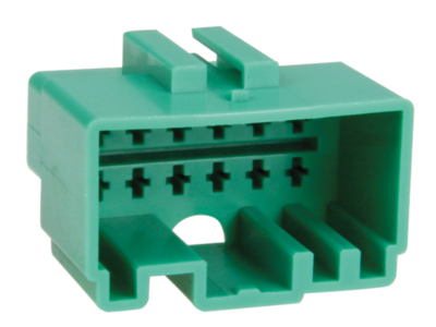 Behuizing groen 12-Pin (Bulk) Volvo
