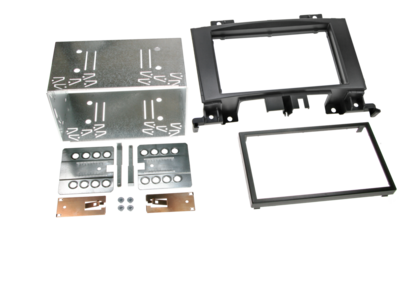 2-DIN Paneel Mercedes Benz Sprinter (W906) - VW CrafterI (2EC/2EK/2F) - Zwart