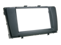 2-DIN Paneel Toyota Avensis (T27) 2009-2015 - Zwart