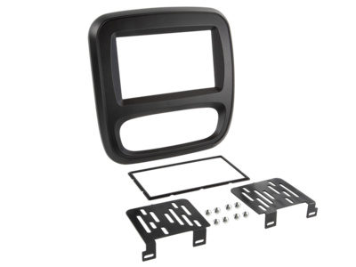 2-DIN Paneel Opel - Renault - Fiat - Nissan - Zwart