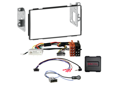 2-DIN Kit Nissan Qashqai 2007-2013 schwarz
