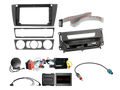 ACV - 9" Kit BMW 3-serie 2005-2013 met rokerspakket, zwart SWC - 2-DIN Kit - artikel 691023-94-3