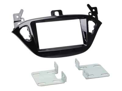 2-DIN Paneel Opel Adam/ Corsa E - Piano Zwart