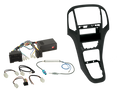 2-DIN Kit met pocket + radio adapter kit Opel Astra 2009-2016 Kleu: Pearl Zwart