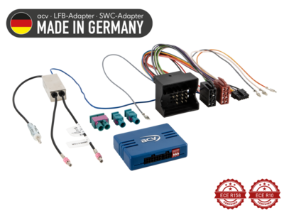 S.W.I. Audi/Seat/Skoda/VW Quadlock Fakra (f) Set > DIN (42svw017)