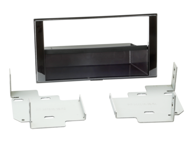 2-DIN Paneel Nissan Micra/ Note 2013-2019 - Piano Zwart