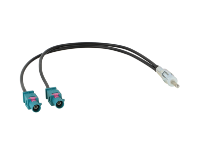 Antenne Adapter 2x FAKRA (Z) -> DIN (m)