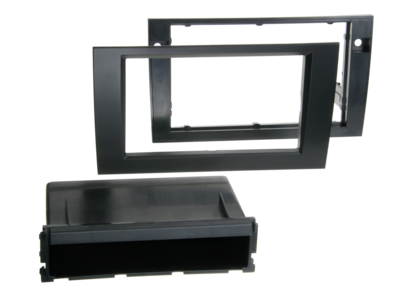 2-DIN Paneel Audi A4 (8E) - Seat Exeo (3R) - Zwart