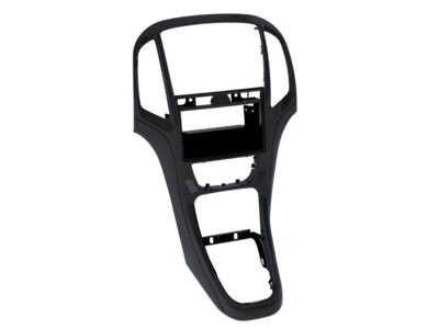 2-DIN Paneel Opel Astra J (P-J) 12/2009-08/2018 - Pearl Zwart