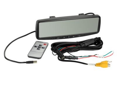 LCD spiegel 4.3" met 2x RCA input
