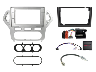 ACV - 2-DIN inbouwkit voor 10-inch radio Ford Mondeo III (B4Y/B5Y/BWY) 40Pin SWC/antenne - artikel 691114-115-2-4
