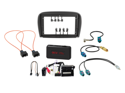 ACV - 9" Kit Mercedes SL-klasse 04/2008-12/2011 SWC/antenne/Amp - 2-DIN Kit - artikel 691190-99-1