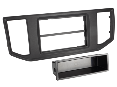 2-DIN Paneel VW Crafter 2017-2019 - Zwart