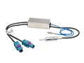 Antenne Adapter-Diversity DIN/ 2xFAKRA Phantom power Audi- Maserati -Scania...