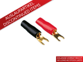 Vork kabelschoen 6 mm² 50 Stuks zwart