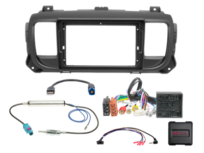 ACV - 9" Kit Citroen/Opel/Peugeot/Toyota 50Pin SWC/antenne/USB - 2-DIN Kit - artikel 691041-91-1-2