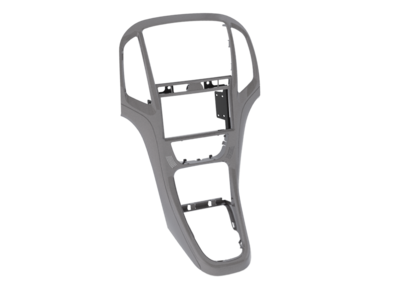 2-DIN Paneel Opel Astra J (P-J) 2009-2018 - Titanium Grijs