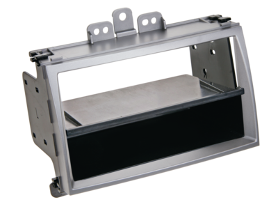 2-DIN Paneel Hyundai i20 met Pocket | 2009-2012 | - Zilver