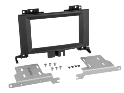 2-DIN Paneel Mercedes Benz Sprinter W906 - VW Crafter - Zwart