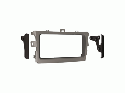 2-DIN radiopaneel Toyota Corolla/Verso(AR2) 2009-2018 zilver