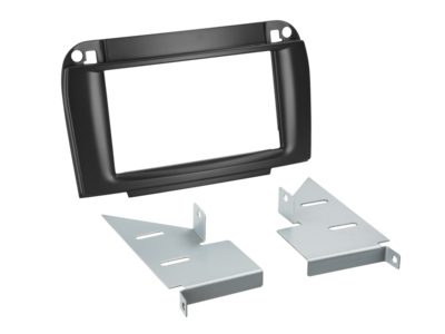 2-DIN Paneel Mercedes Benz CL-Klasse (W215)/S-Klasse (W220) 1998-2005 - Zwart