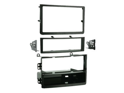 2-DIN Paneel Nissan 350Z 2006-2009 - Zwart