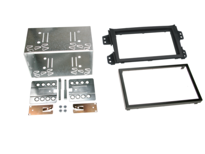 2-DIN Paneel Suzuki Splash (1.0)- Opel Agila (FXB22/FXB32) 2008-2014 - zwart