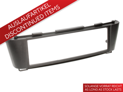 1-DIN Paneel Nissan Almera (N16) 2000-2006 - Zwart