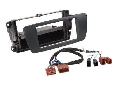 2-DIN Paneel met opbergvak Seat Ibiza 6J facelift 2012-2016 nit zwart