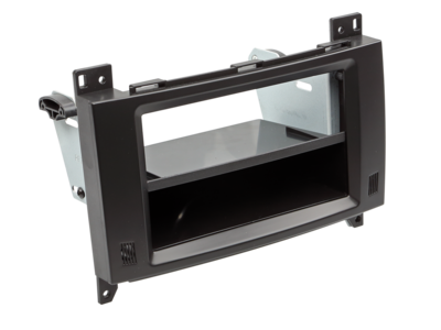 2-DIN Paneel Mercedes Benz A-Klasse/ B-Klasse/ Vito met Pocket - Zwart