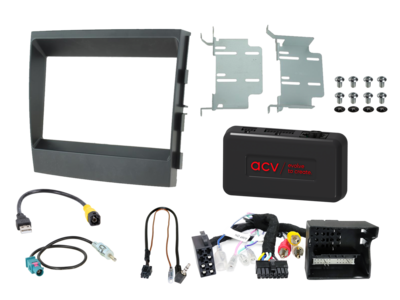 2-DIN Inbouw-KIT Porsche Panamera 2009-2016 Zonder Soundsystem en met SWI