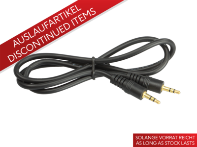 Stereo jack 3,5mm Stereo naar stereo 3.50mm Lengte: 80cm