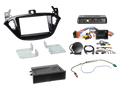 ACV - 2-DIN inbouwkit met aflegbakje Opel Adam/Corsa E i-dapter/Antenne - artikel 611230-29-1