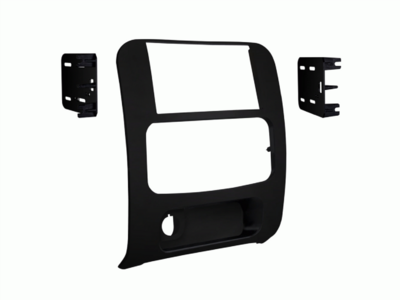 2-DIN radiopaneel Jeep Cherokee(KJ)/Liberty(KJ) zwart