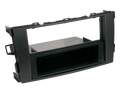 2-DIN Paneel Toyota Auris (E15J/E15UT) 03/2007-10/2012 - Zwart